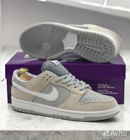 Кроссовки Nike Dunk Low SB Grey Beige