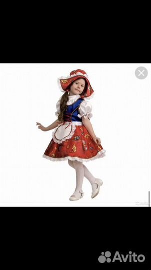 Костюм красной шапочки