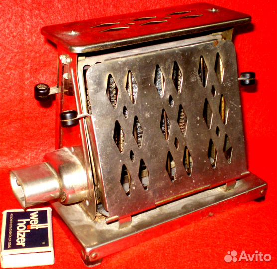 Антикварный рабочий тостер AEG клеймо 220 v 450 w