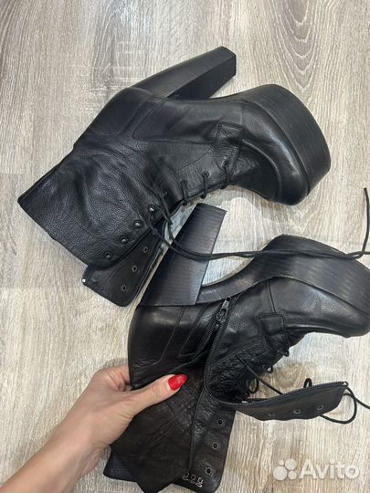 Ботильоны женские кожаные 38р