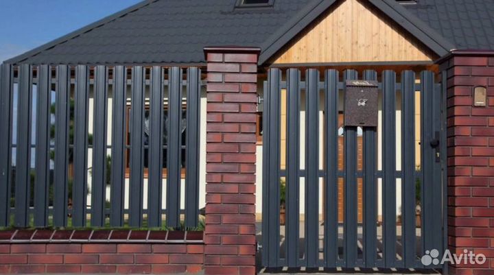 Забор металлический профессионально качественно