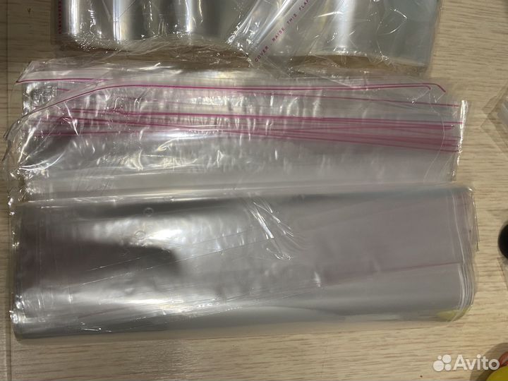 Пакеты для упаковки прозрачные