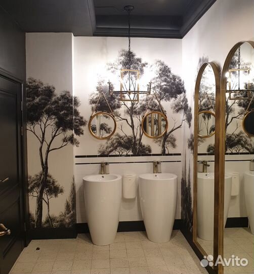 Роспись стен в интерьере (Чукин)