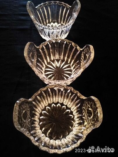 Кадушечки хрустальные