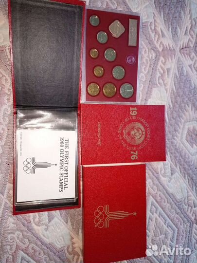 Набор монет и марок Олимпиада 1980