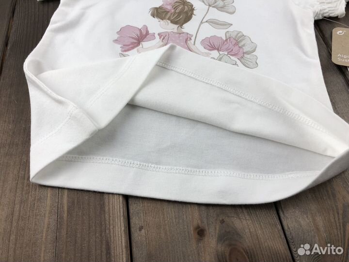 Футболка для девочки хлопок Mayoral