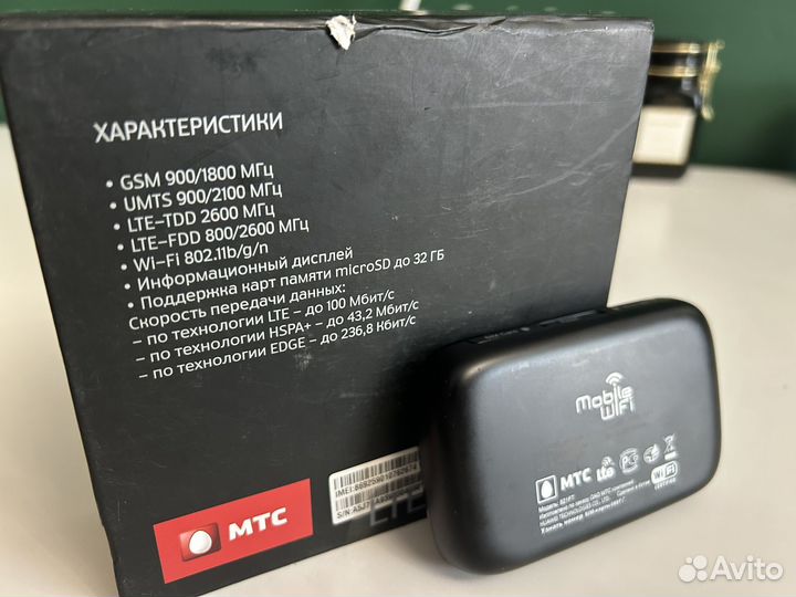 4G LTE WI-FI роутер МТС 821FT (Huawei E5776)