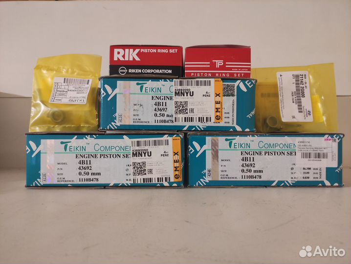 Ремонтные поршни с кольцами 050 G4KD