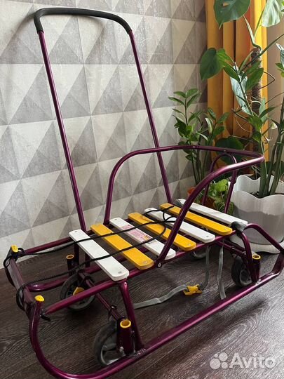 Детские санки с колесами