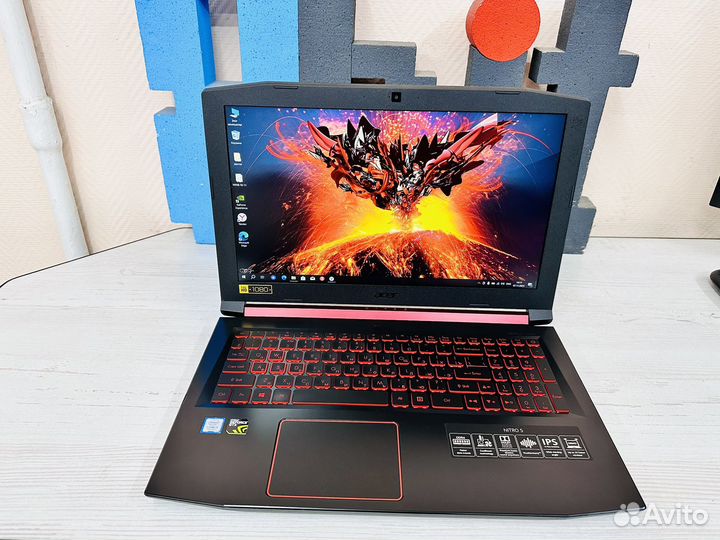 Игровой Acer Nitro 5 GTX 1050 ti 4gb