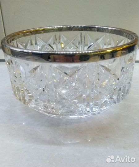 Салатник хрустальный
