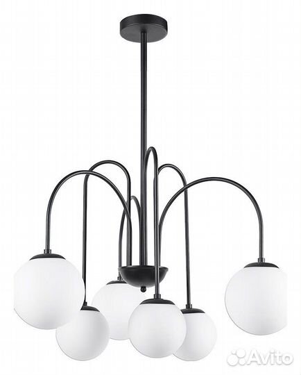 Люстра на штанге Arte Lamp Mebsuta A1675LM-6BK