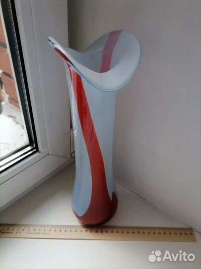 Ваза стекло Винтаж советское