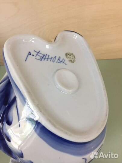 Гжель Копилка большая