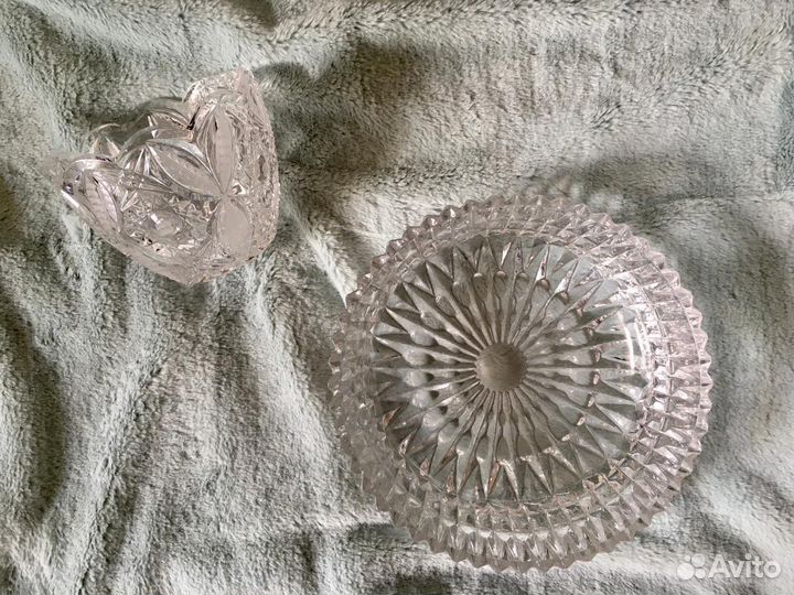 Салатник хрустальный СССР