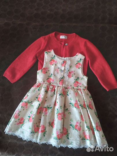 Платья для девочки пакетом размер 80