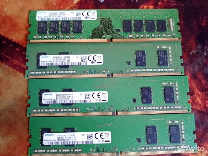 Оперативная память ddr4 20 гб 3по4и8