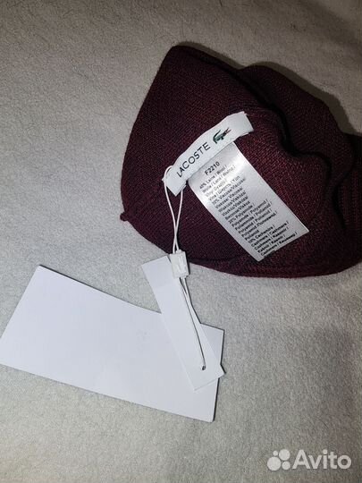 Lacoste шапка (новая, оригинал)