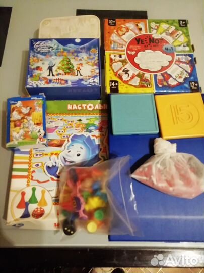 Детские настольные игры пакетом