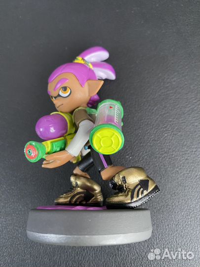 Amiibo Inkling Boy Purple (Splatoon фиолетовый)