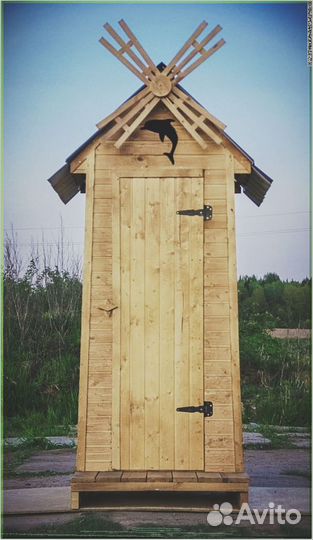 Дачный туалет деревянный йшщ 038