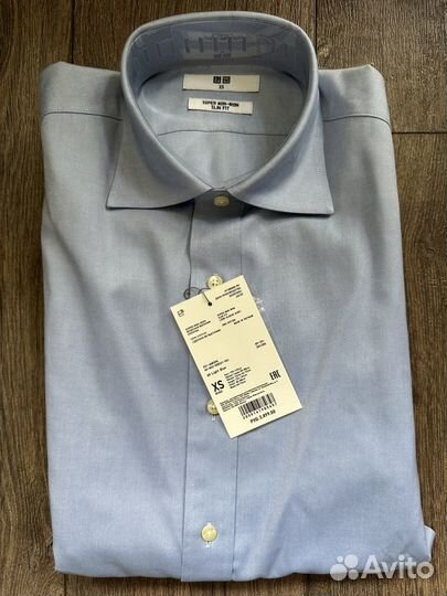 Рубашка мужская Uniqlo Slim fit XS новая