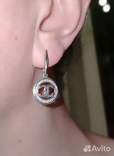 Серебряные серьги 925