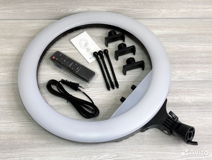 Лампа кольцевая 54 см со штативом