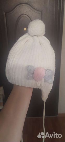 Шапка зимняя для девочки 48 50