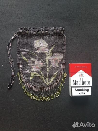 Сумочка, бисер, Россия. Середина XIX-го века (2)