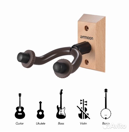 Держатель гитары настенный Punk / Ammon