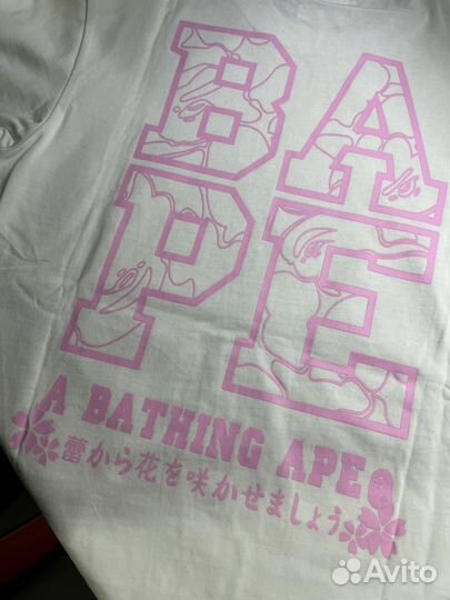 Футболка белая Bape