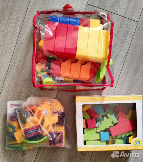 Детские развивающие конструкторы от 1 года