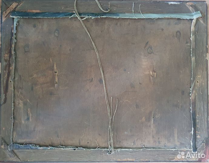 Картина старинная Влюбленные размер 69х53 Европа