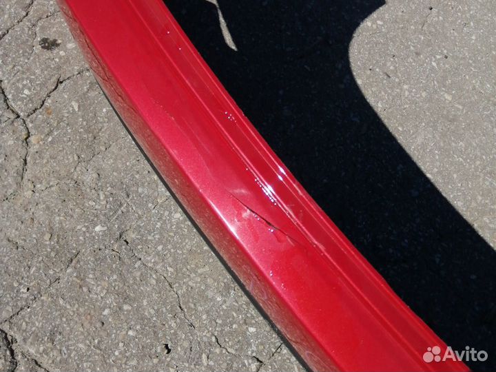 Задний бампер Kia Rio 4 красный