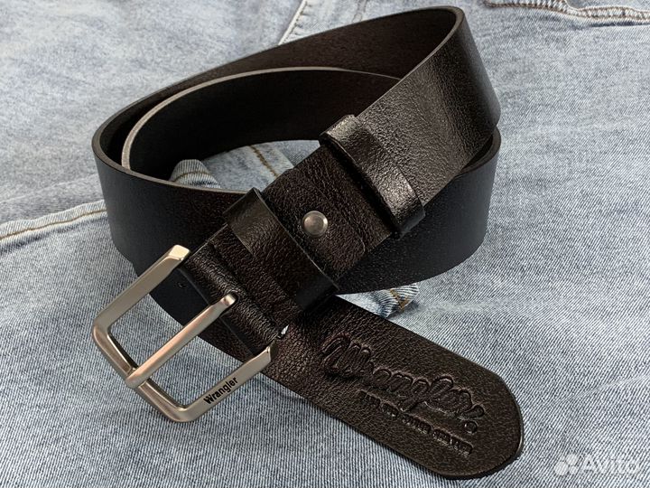 Ремень Wrangler Black Silver