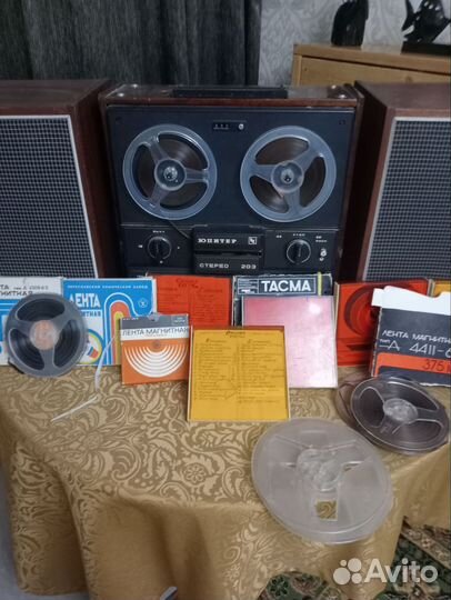 Катушечный магнитофон юпитер 203 стерео