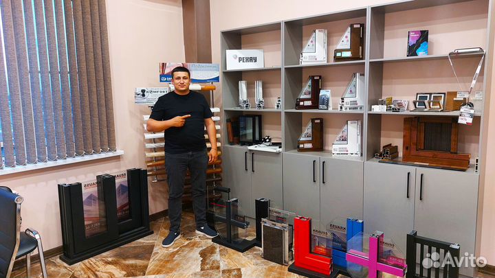 Алюминиевые окна двери витражи