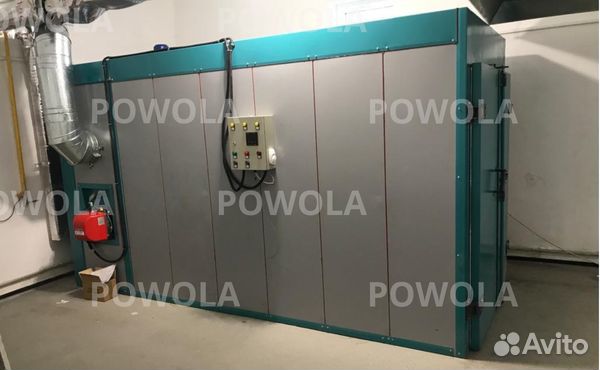 Печь для порошковой покраски 3 х 1,8 х 1,5 м