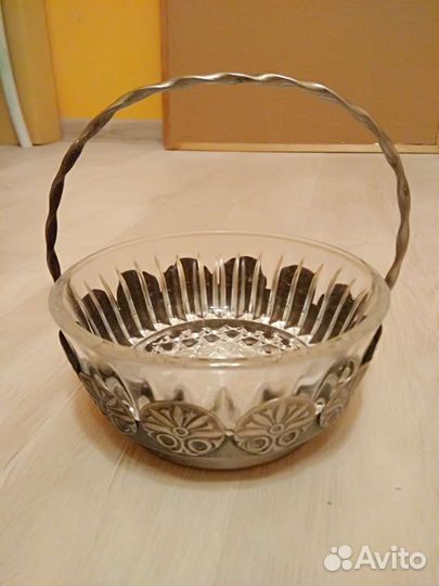 Конфетница винтаж мельхиор