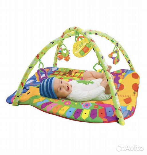 Развивающий коврик музыкальный новый
