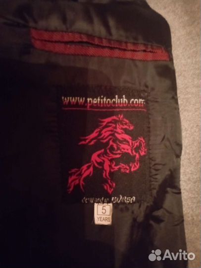 Пиджак детский 5-6лет