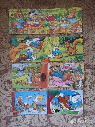 Пазлы от киндера 90 х