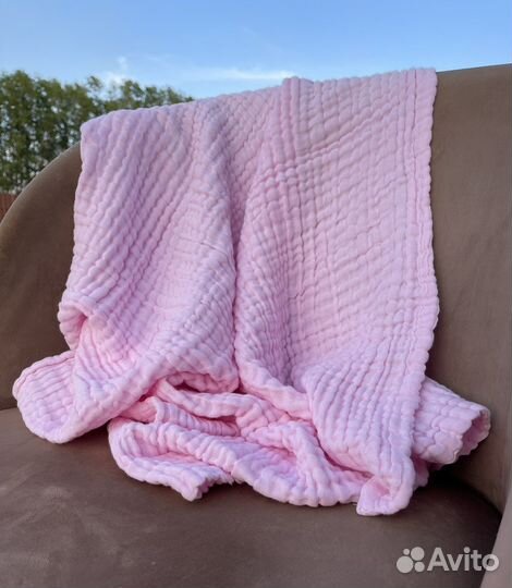 Муслиновый плед пеленка новая