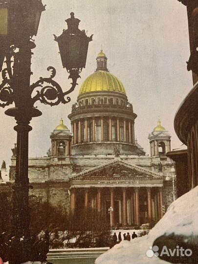 Картины репродукция СССР на ткани панно деревянное