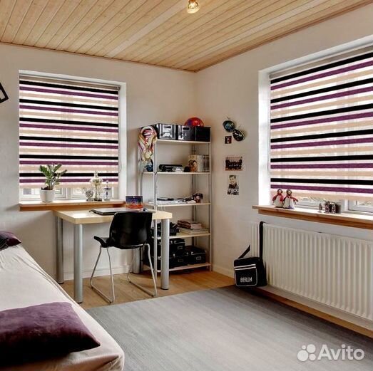 Рулонные шторы на заказ. Замер и установка