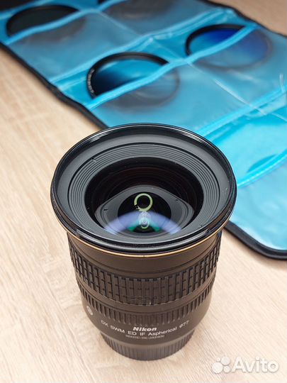 Объектив Nikon AF-S DX nikkor 12-24mm + линзы