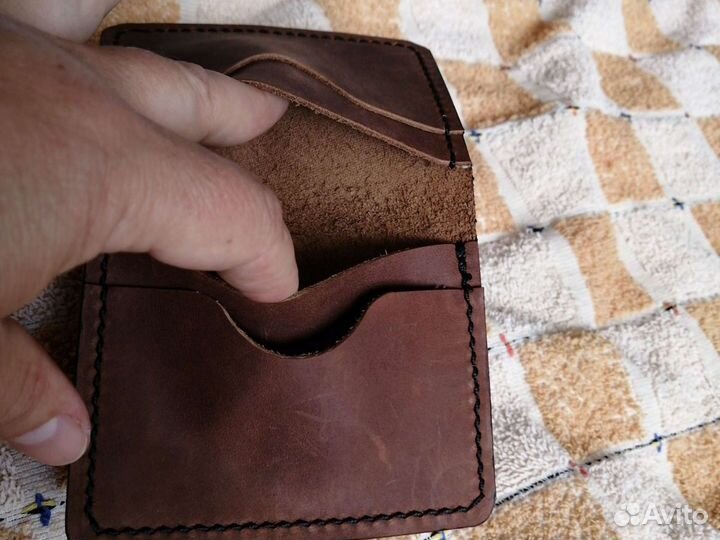 Для проездного и др. Кожа натуральная