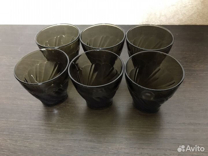 Стаканчики из закаленого стекла 6 шт