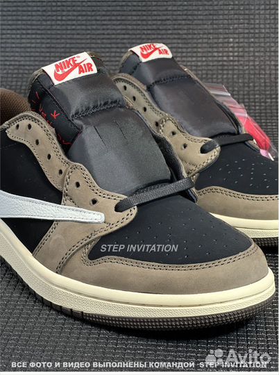 Travis Scott x Air Jordan 1 Low OG Black Olive